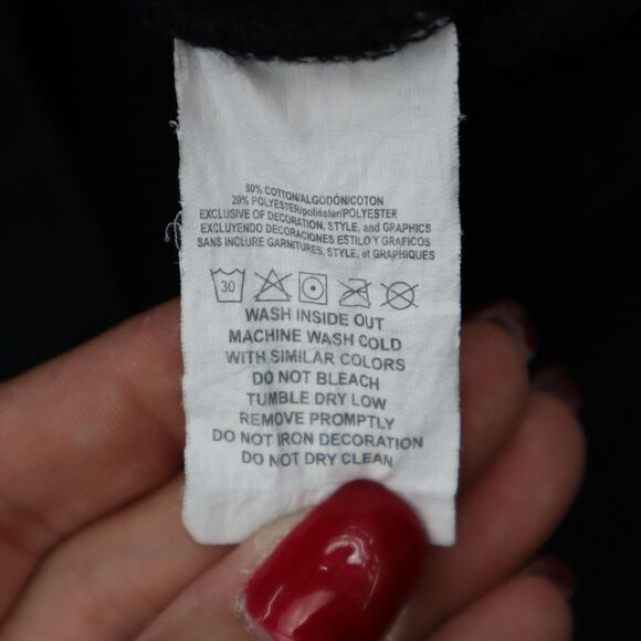 Houston Rocket Sweater Men M Black NBA Fleece Comfy Front Pocket Hooded Pullover - Picture 4 of 16